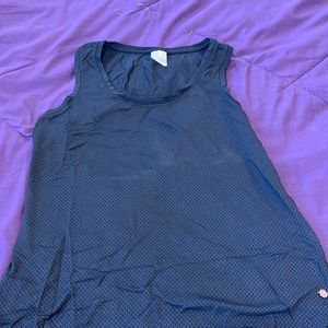 Black breathable sports top